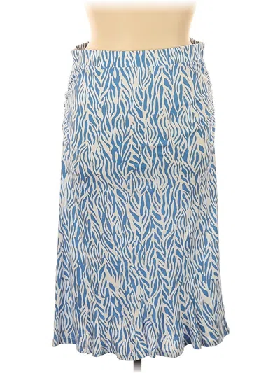 Pre-owned Diane Von Furstenburg For Target Casual Skirt In Blue