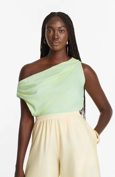 Diarrablu Alba Fsc® Certified Viscose Top In Mint Green