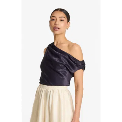 Diarrablu Alba Top Maritime Blu Fsc® Certified Viscose In Blue