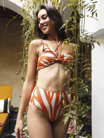 Diarrablu Aram Swimsuit In Bela Orange