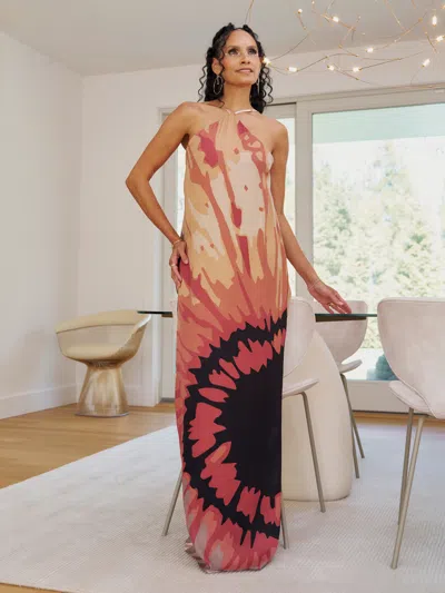 Diarrablu Aria Fsc® Certified Viscose Dress In Elle Rose