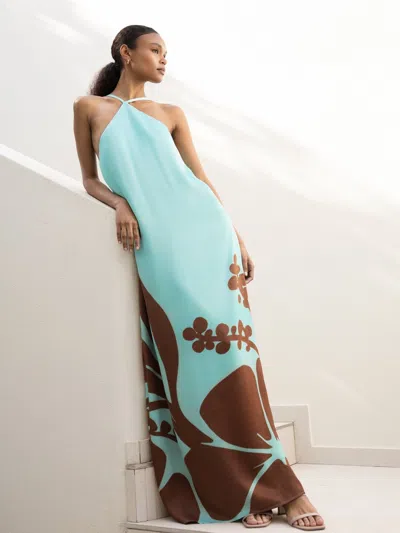 Diarrablu Aria Fsc® Certified Viscose Dress In Ula Mint