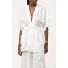 Diarrablu Cabana Kimono In Kheff Blanc