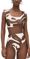 Diarrablu Cayla Swimsuit Nera Brown In Nera Brown