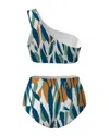 Diarrablu Dionna Swimsuit In Arbol Orange