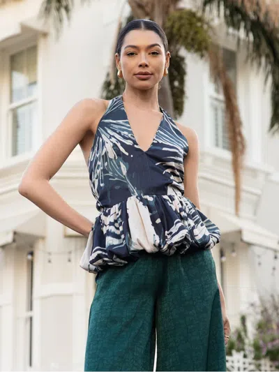 Diarrablu Eka Top In Toya Teal