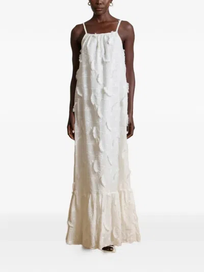 Diarrablu Fari Sleeveless Cotton Maxi Dress In Multi