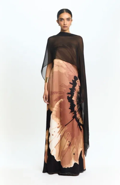 Diarrablu Handbeaded Strapless Tubi Dress Amor Rose In Multi