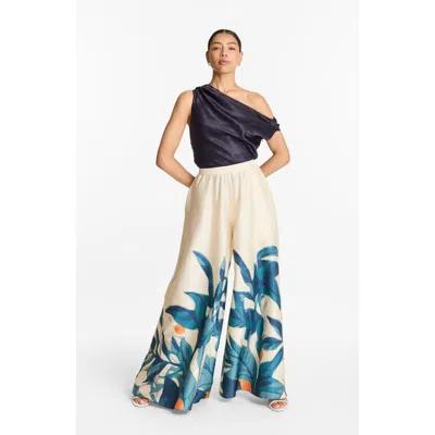 Diarrablu High Waisted Jant Pants Zest In Blue