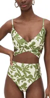 Diarrablu Idya Swimsuit Alia Olive In Alia Olive