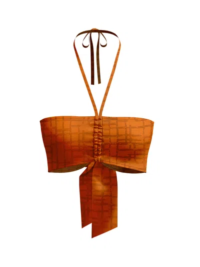 Diarrablu Ina Top  In Brown