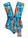 Diarrablu Infinity Swimsuit In Atoll Blu