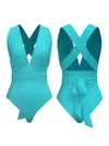 Diarrablu Infinity Swimsuit In Solid Blu