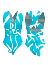 Diarrablu Infinity Swimsuit In Swirl Blu