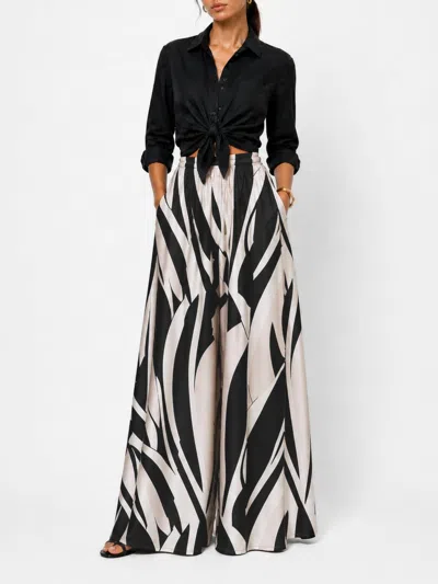 Diarrablu Jant Pants In Petal Noir