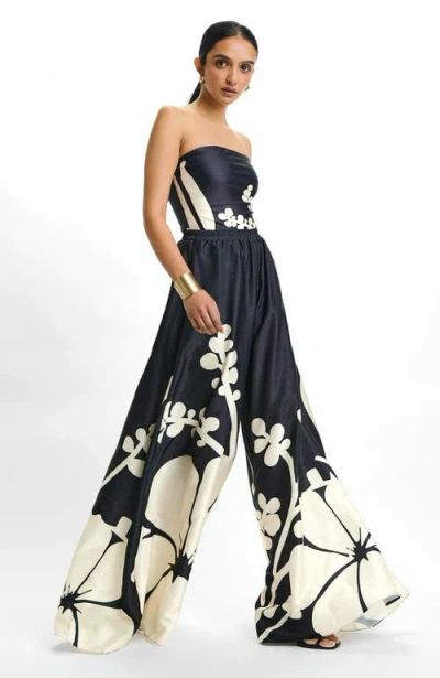 Diarrablu Jant Superwide Ula Pants Noir In Blue