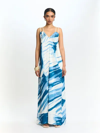 Diarrablu Jwana Dress In Loa Blu