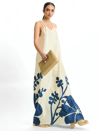 Diarrablu Jwana Dress In Ula Navy
