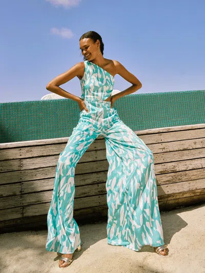 Diarrablu Kaira Jumpsuit In Playa Aqua