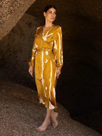 Diarrablu Lala Dress In Gold