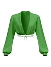 Diarrablu Lama Top In Palms Vert