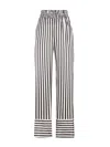 Diarrablu Leer Ben Pants In Lines Black
