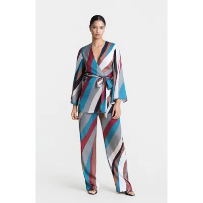 Diarrablu Leer Pants In Blue