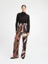 Diarrablu Leer Pants In Chiado Rust