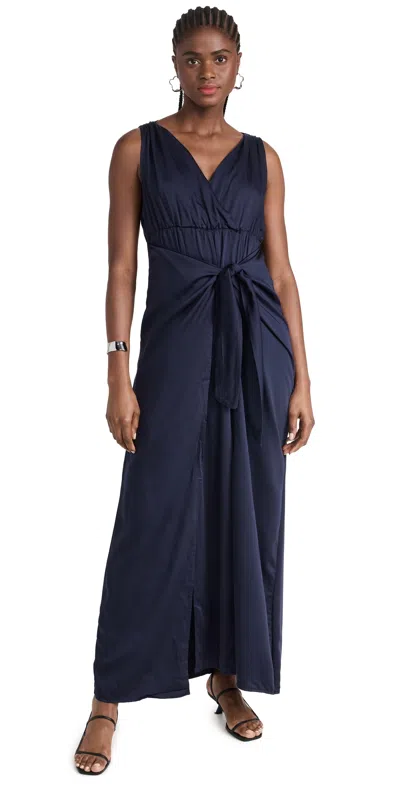 Diarrablu Lyla Dress Solid Navy S