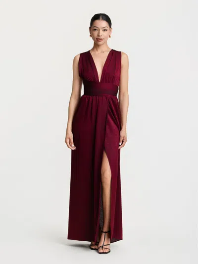 Diarrablu Mailys Dress In Ayel Wine
