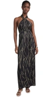 Diarrablu Mailys Dress Scribble Noir In Scribble Noir