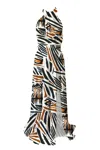 Diarrablu Mailys Zena Print Convertible Dress In Zena White