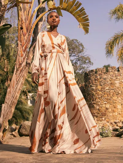 Diarrablu Marieme Dress In Orange