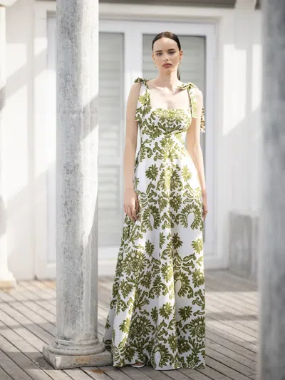 Diarrablu Mona Dress In Vinae Olive