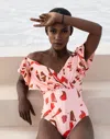 Diarrablu Nabu Swimsuit In Saly Rose