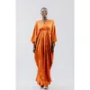 Diarrablu Naim Dress In Dhaw Rust
