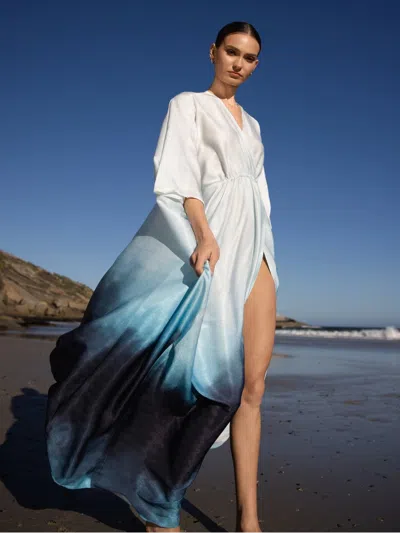 Diarrablu Naim Dress In Skye Blu