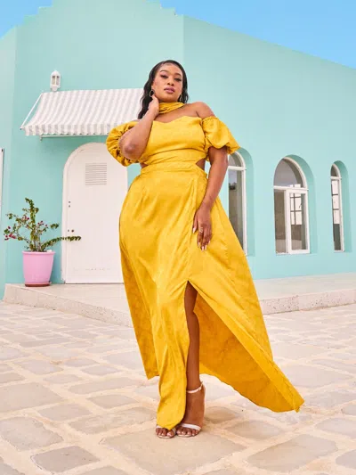 Diarrablu Neni Dress In Yellow