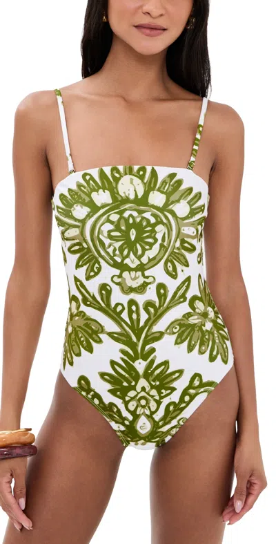 Diarrablu Nyra One Piece Swimsuit Vinae Olive
