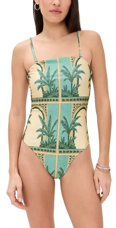 Diarrablu Nyra Swim One Piece Viva Olive In Multi