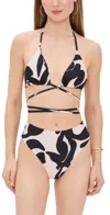 Diarrablu Rae Bikini Set Alia Noir In Alia Noir