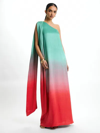 Diarrablu Raya Fsc® Certified Viscose Dress In Ombra Popsicle
