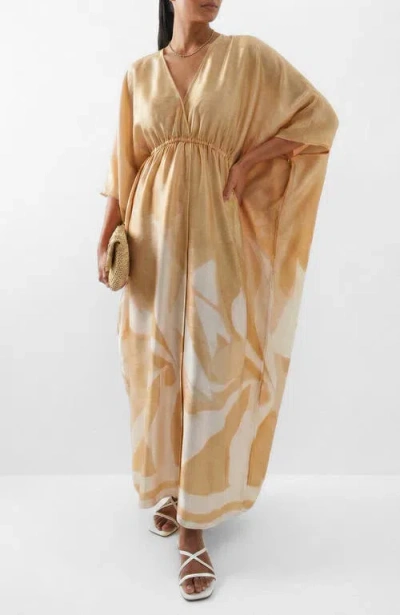 Diarrablu Rocio Naim Caftan Dress In Yellow