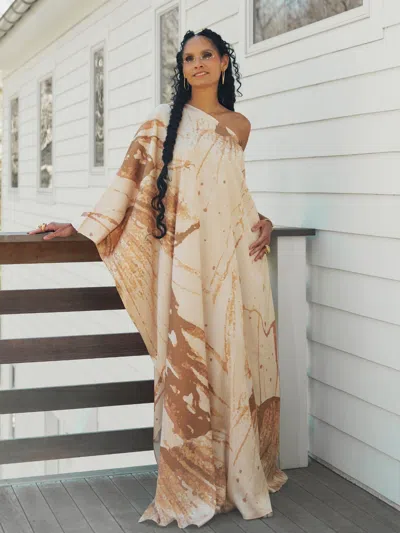 Diarrablu Satu Dress In Dorada Gold