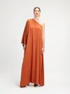Diarrablu Satu Dress In Solid Rust