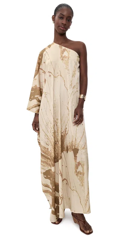 Diarrablu Satu Maxi Dress Dorada Gold