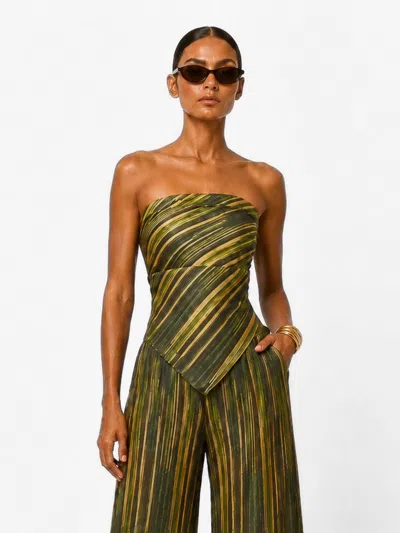 Diarrablu Scarf Top In Erma Olive