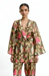 Diarrablu Short Duster In Multi