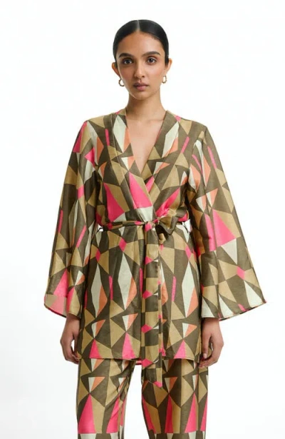 Diarrablu Short Duster In Multi