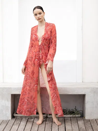 Diarrablu Sirene Kimono In Vinae Rose